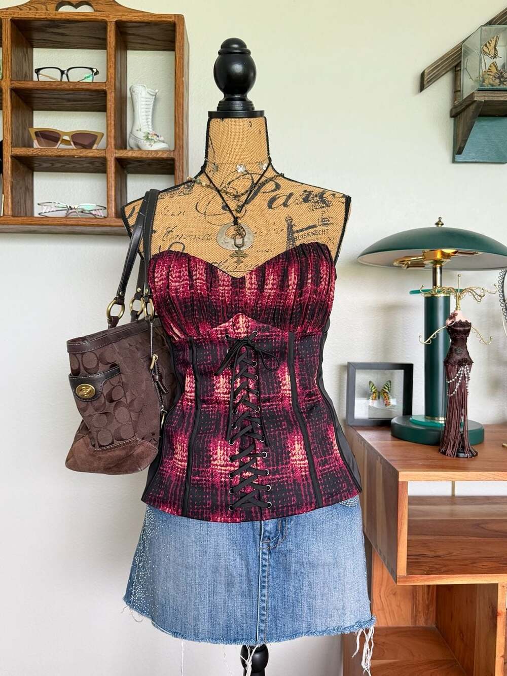 Bebe Corset Top Y2K